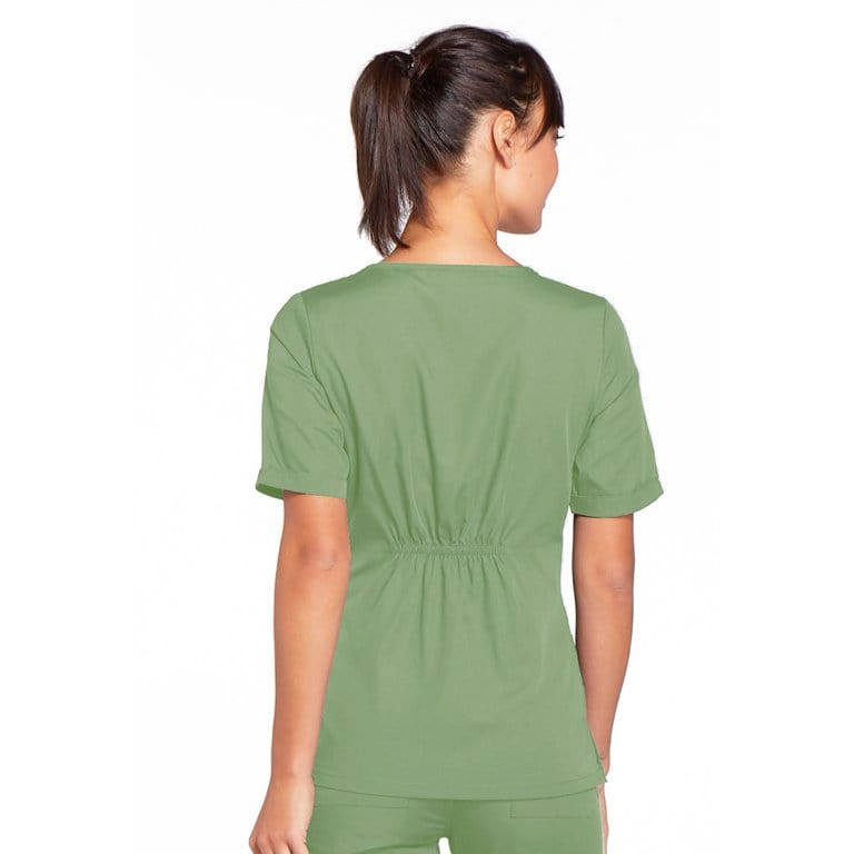 Cherokee Top XXS Cherokee Scrubs Workwear 4746 Top Modern Classic Sage Green