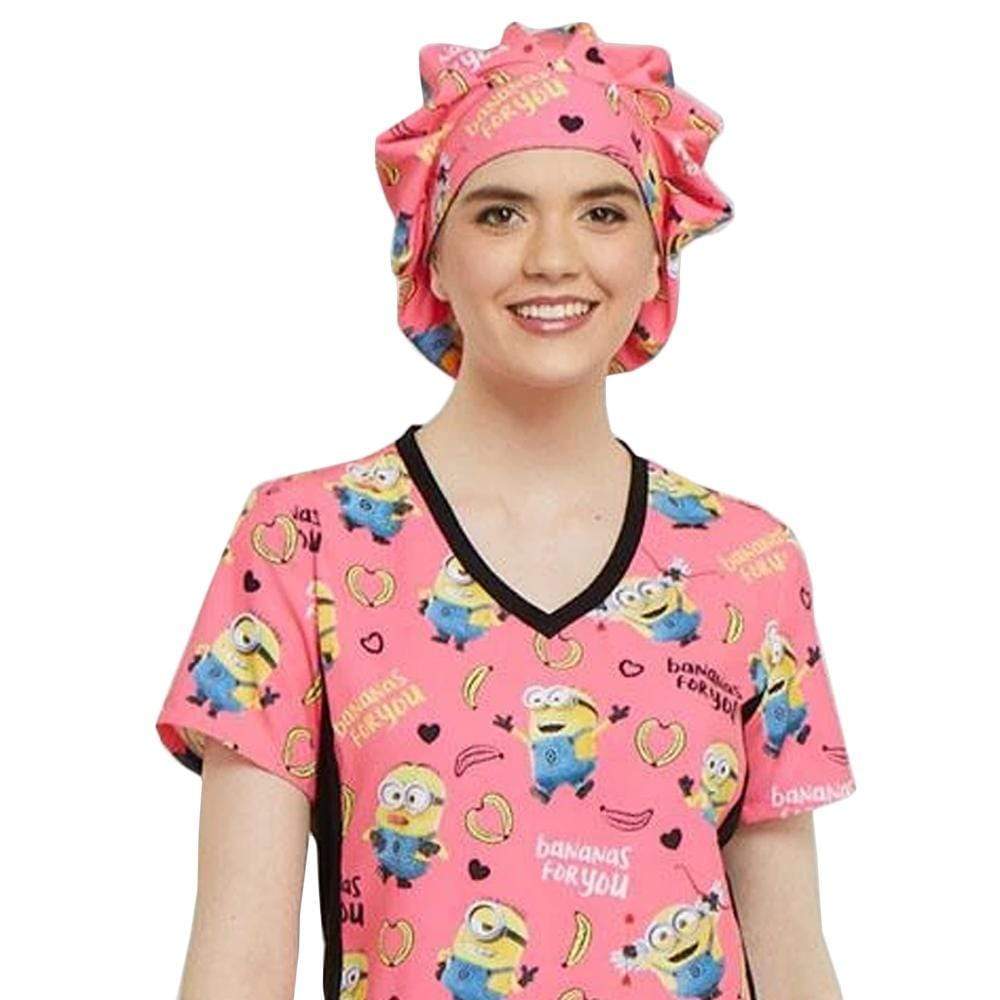 Cherokee Scrub Hats Bananas 4 You Cherokee Tooniforms TF599 Bouffant Scrub Hats Unisex