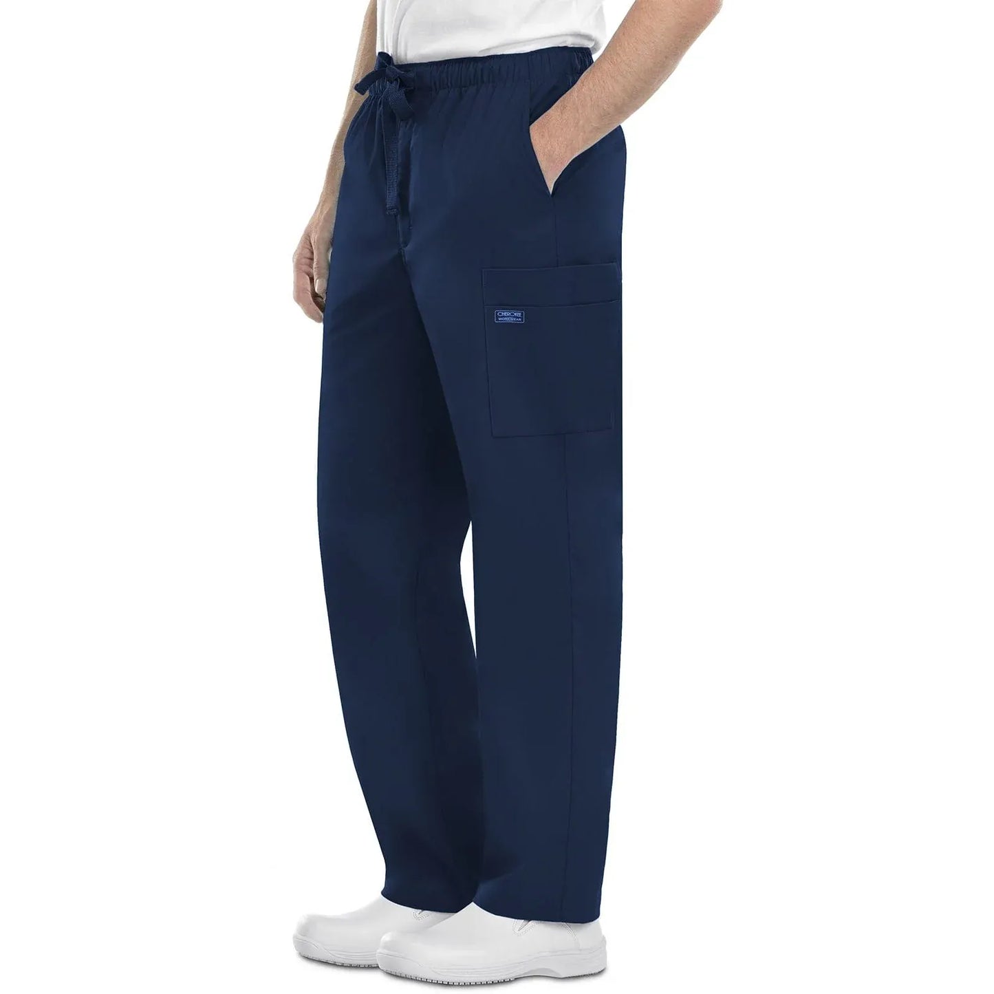 Cherokee Scrubs Pants 2XL Cherokee Workwear Core Stretch 4243 Scrubs Pants Men's Navy
