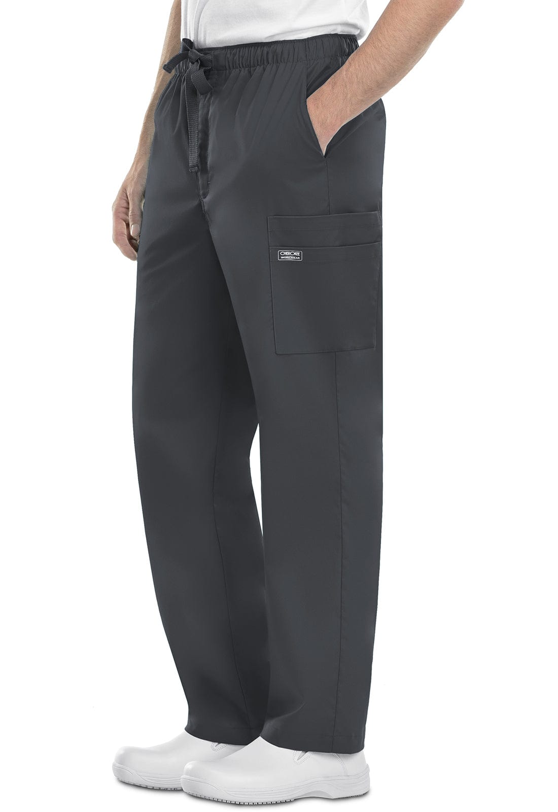 Cherokee Scrubs Pants XS Cherokee Workwear Core Stretch 4243 Scrubs Pants Men's Pewter
