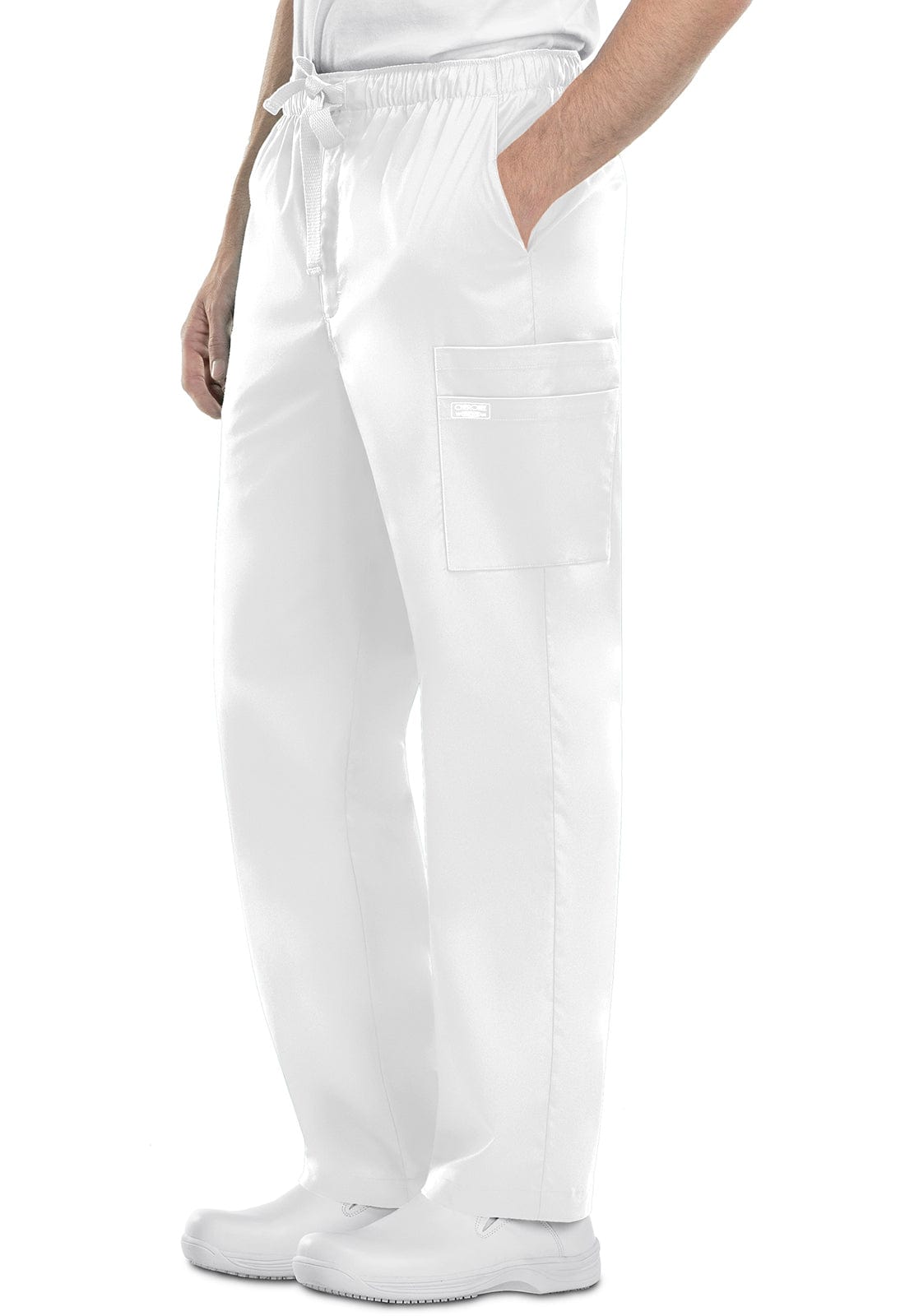 Cherokee Scrubs Pants XS Cherokee Workwear Core Stretch 4243 Scrubs Pants Men's White