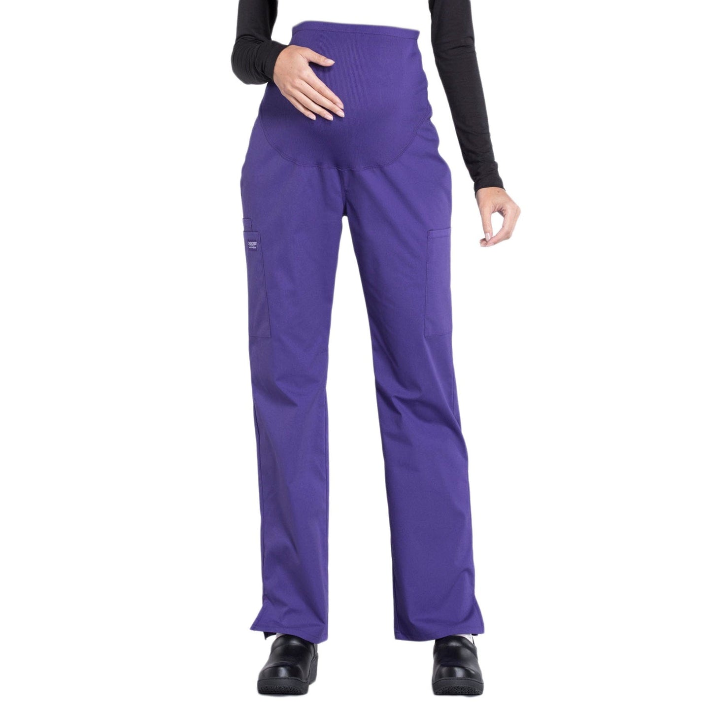 Cherokee Scrubs Pants L / Standard Cherokee Workwear Professionals Maternity WW220 Scrubs Pant Women Grape