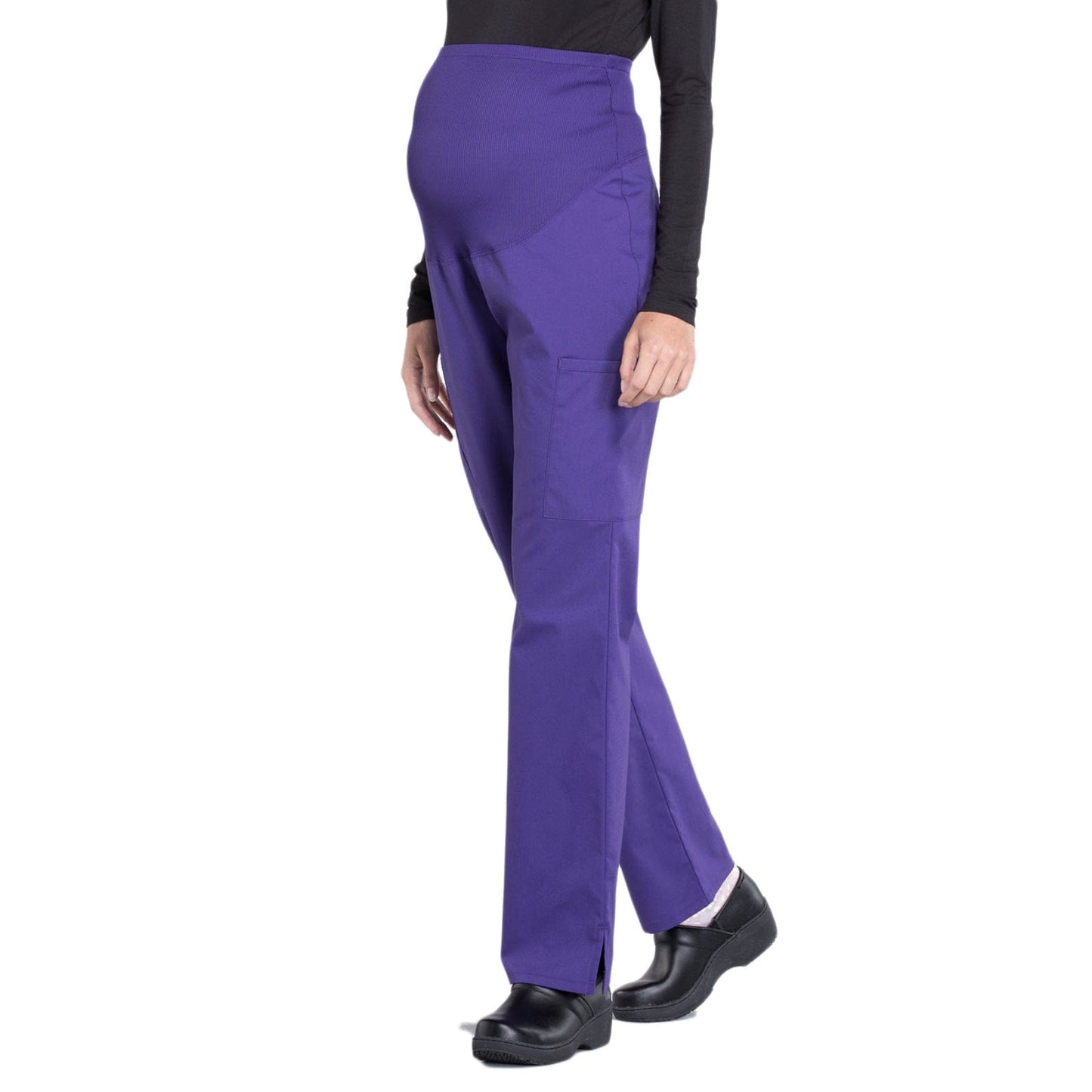 Cherokee Scrubs Pants Cherokee Workwear Professionals Maternity WW220 Scrubs Pant Women Grape