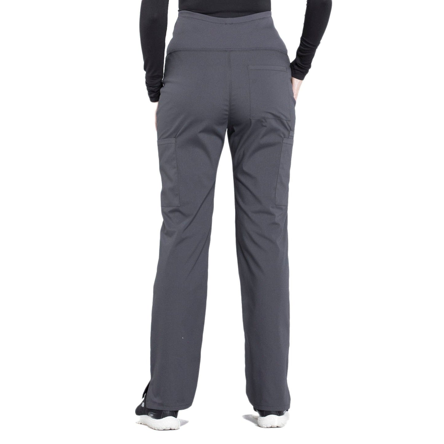 Cherokee Scrubs Pants 2XL / Short Leg Cherokee Workwear Professionals Maternity WW220 Scrubs Pant Women Grey
