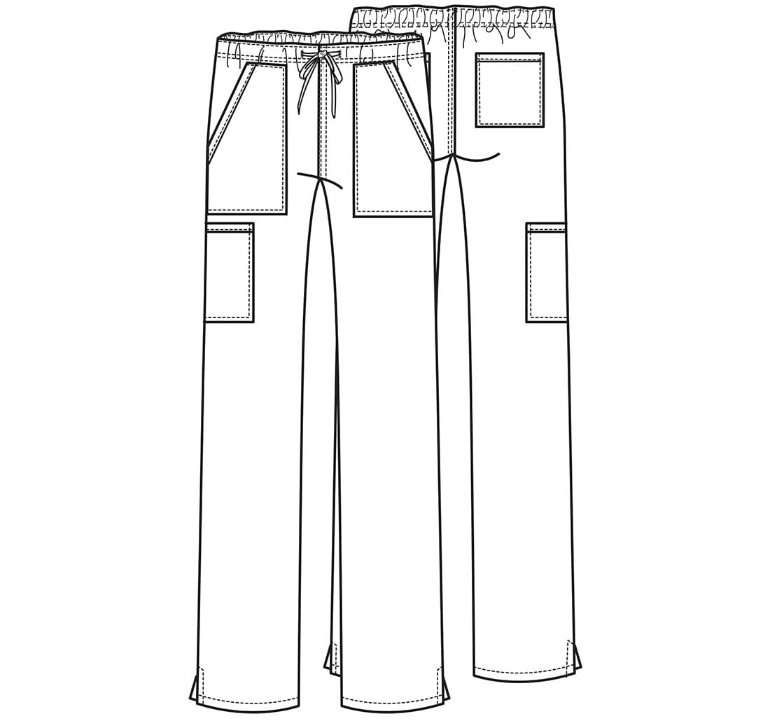 Cherokee Scrubs Pants Cherokee Workwear Professionals WW160 Scrubs Pants Womens Black