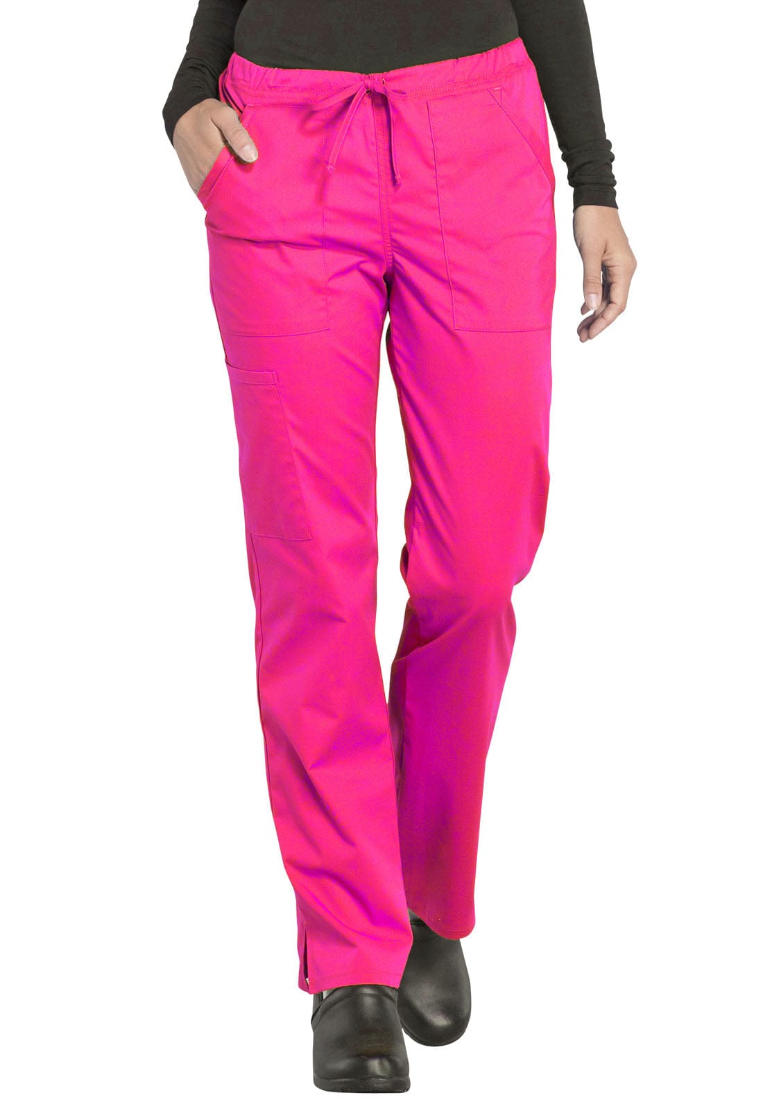 Cherokee Scrubs Pants 2XL / Regular Length Cherokee Workwear Professionals WW160 Scrubs Pants Womens Electric Pink