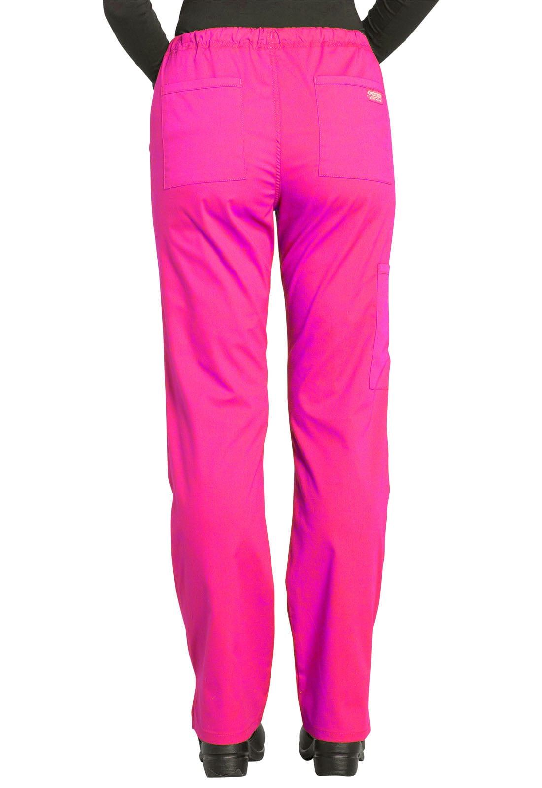Cherokee Scrubs Pants Cherokee Workwear Professionals WW160 Scrubs Pants Womens Electric Pink