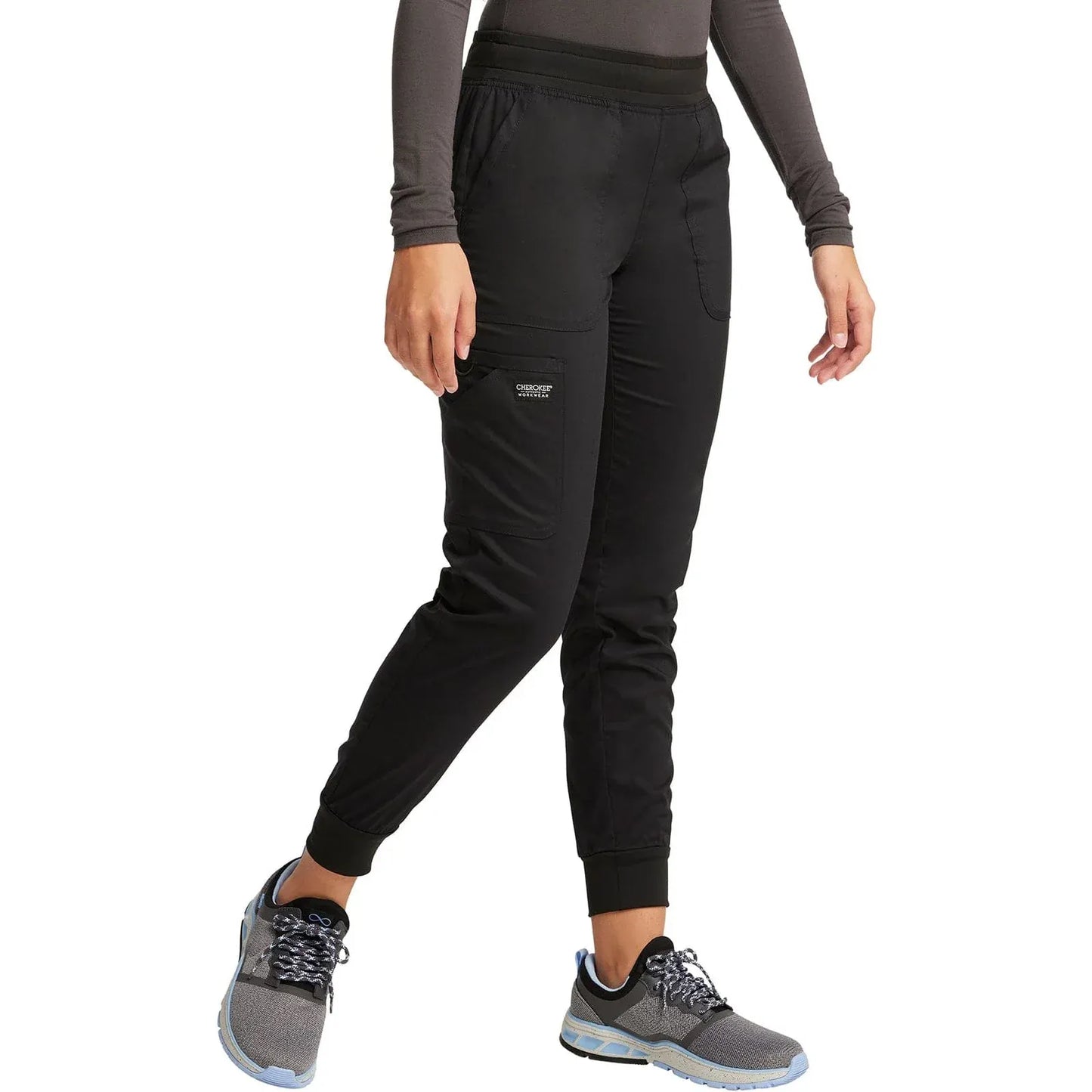 Cherokee WW115 Revolution Jogger Scrubs Pant Black