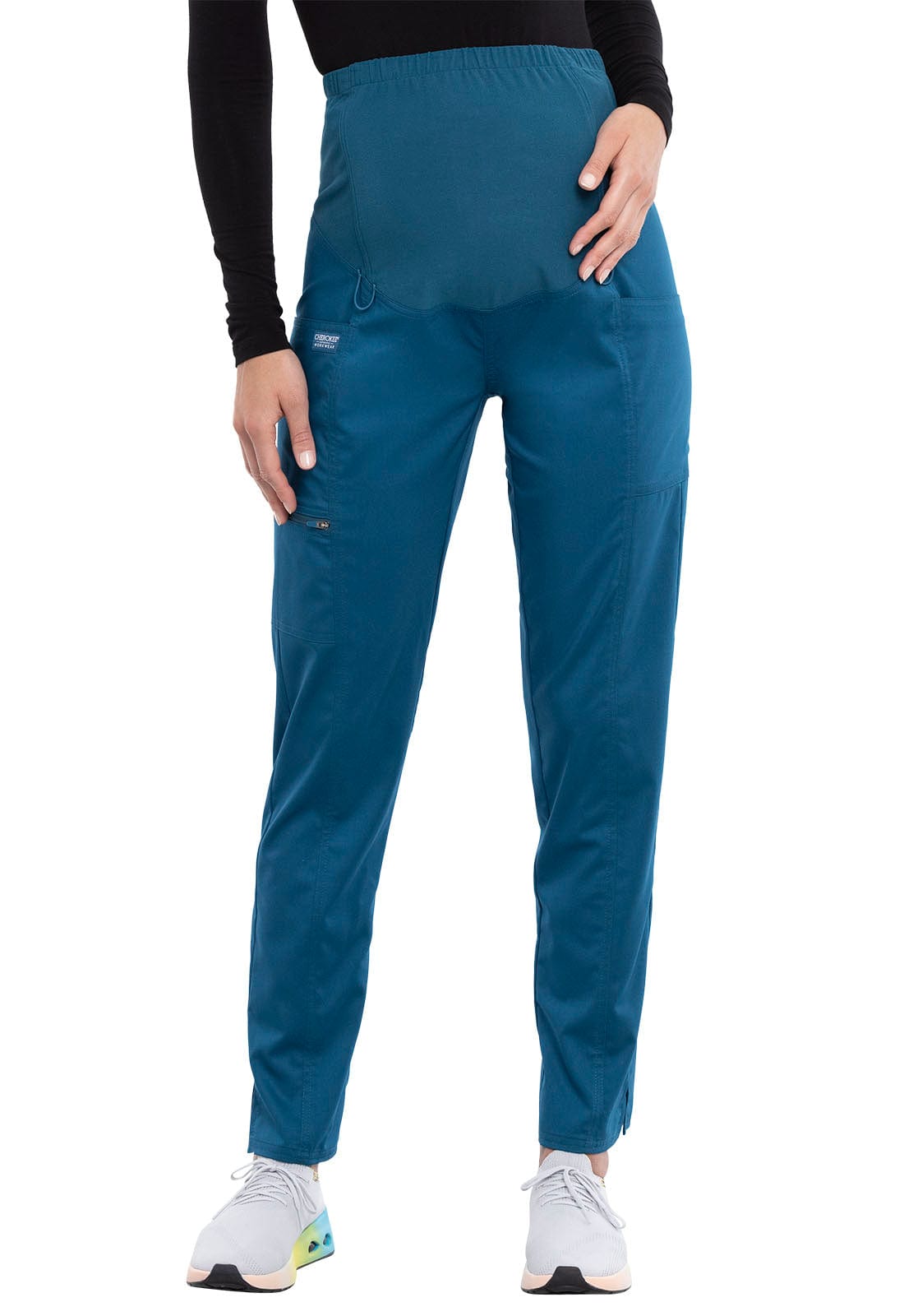 Cherokee Cherokee WW155 Caribbean Blue Revolution Maternity Pant