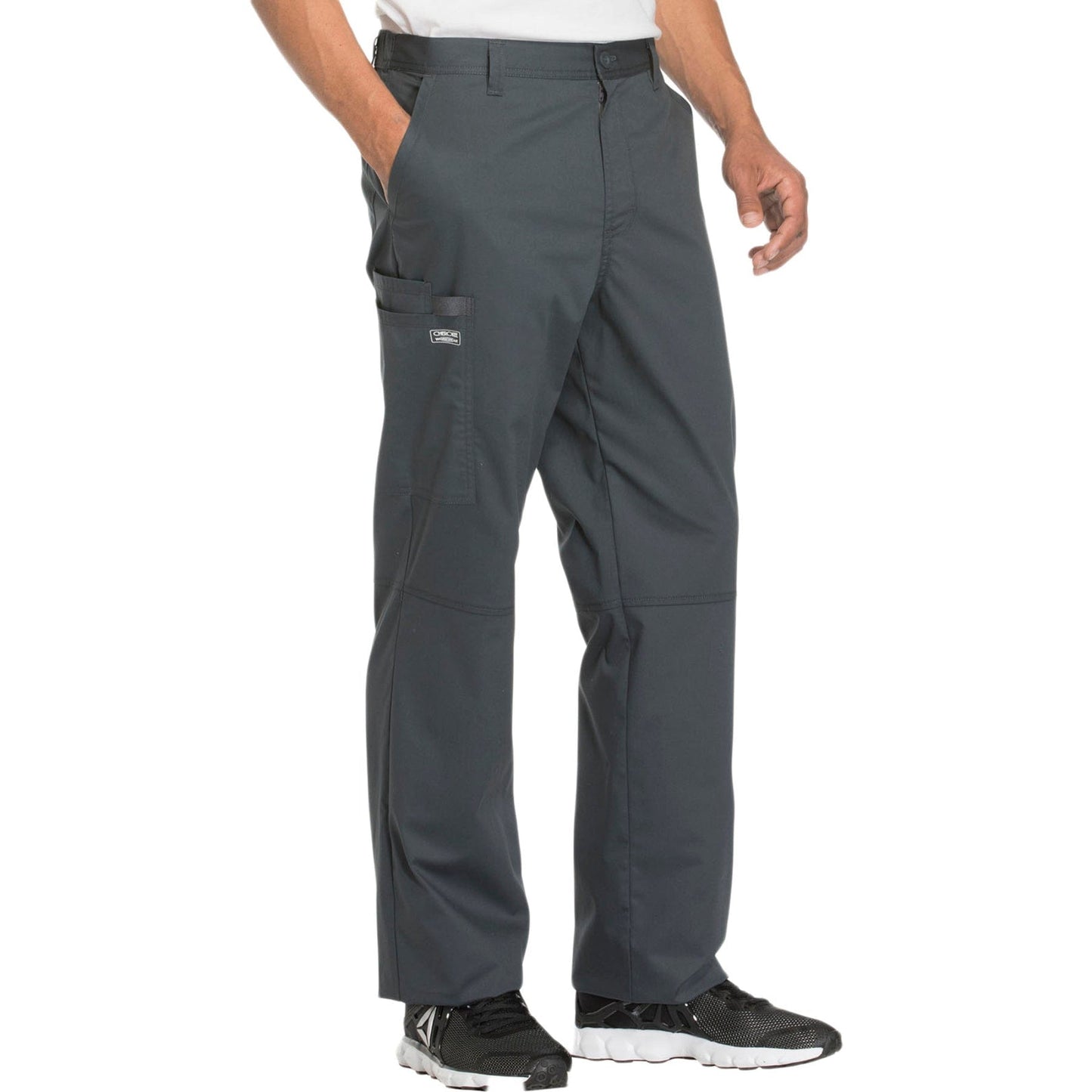 Cherokee Scrubs Pants XS / Regular Cherokee WW200 Pewter - Core Stretch Mens Fly Front Pant
