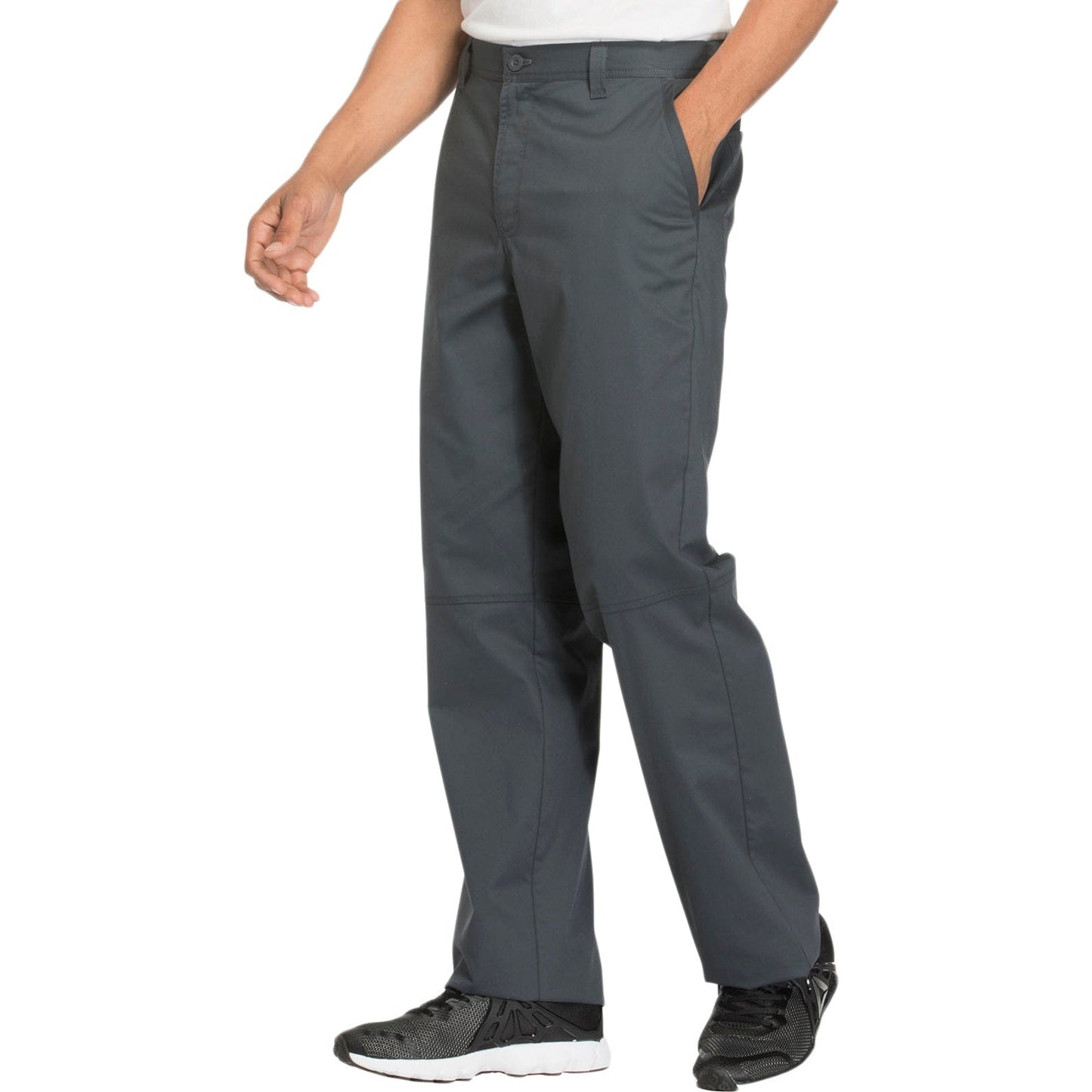 Cherokee Scrubs Pants Cherokee WW200 Pewter - Core Stretch Mens Fly Front Pant
