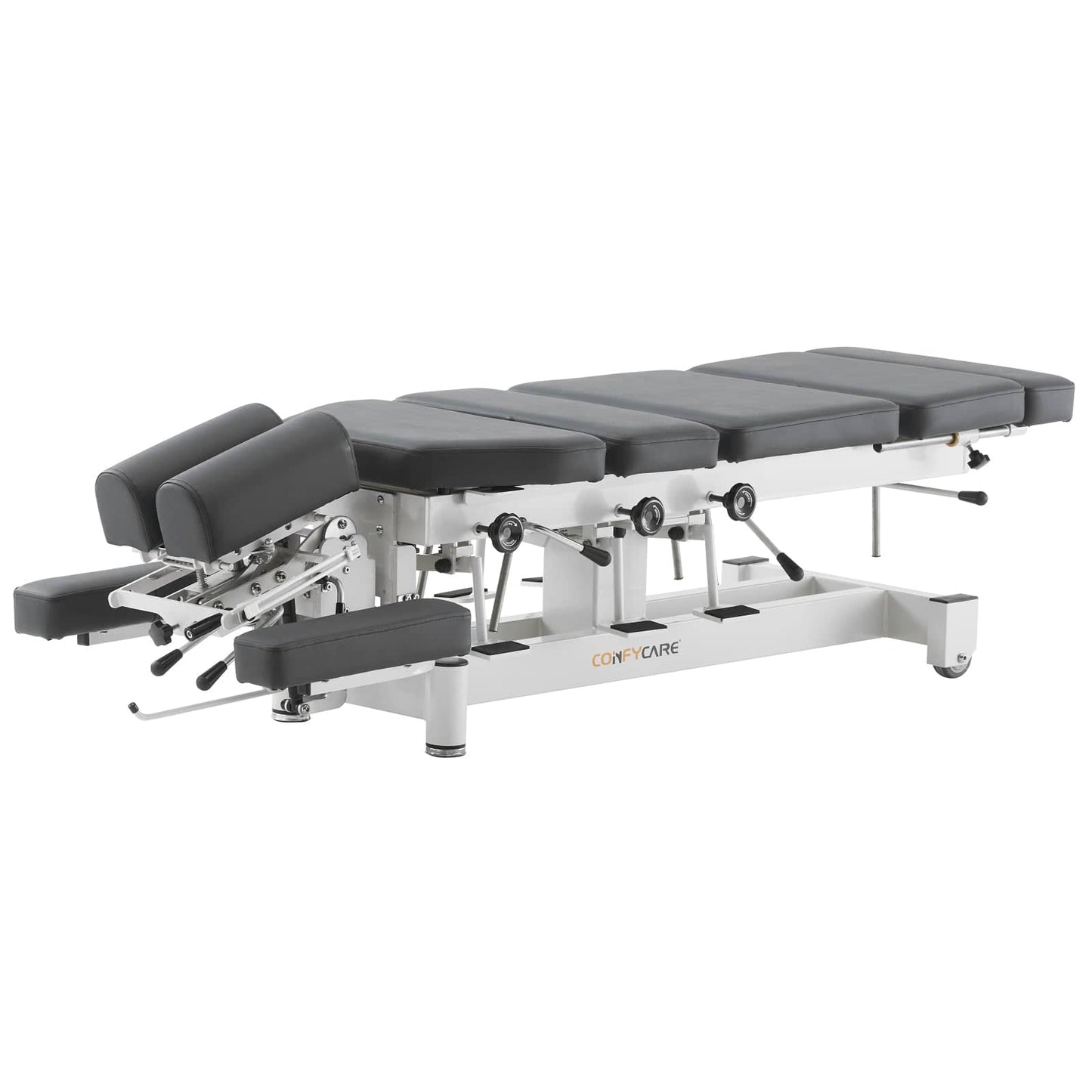 Chiropractic Table - With 4 Drop Sections - Black