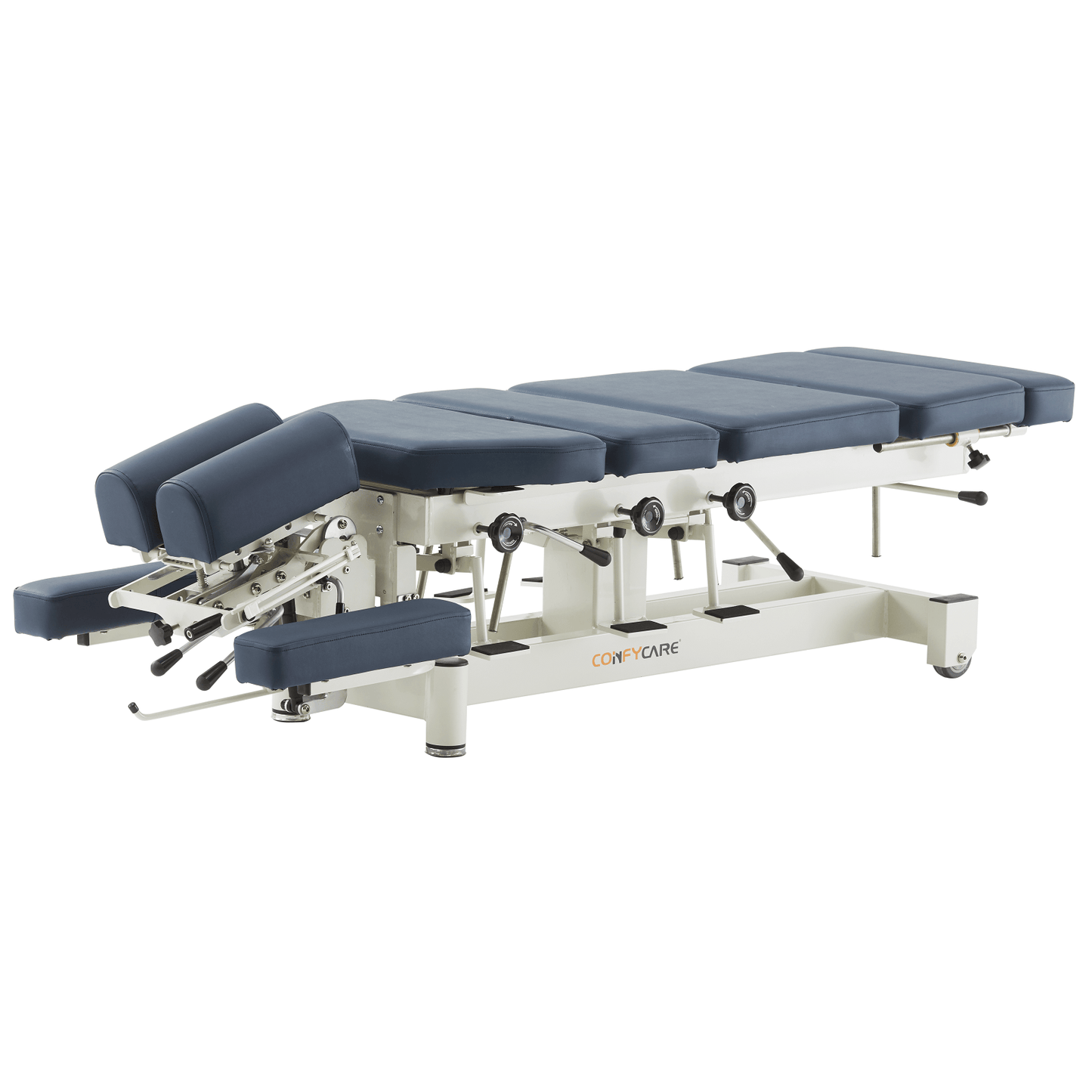 Chiropractic Table - With 4 Drop Sections - Navy Blue