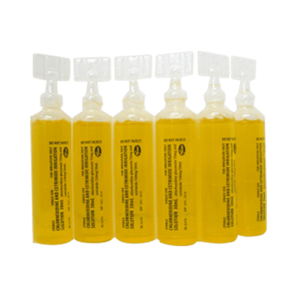 Chlorhexidine 0.05% Cetrimide 0.5% Ampoules 30mL - Box of 30
