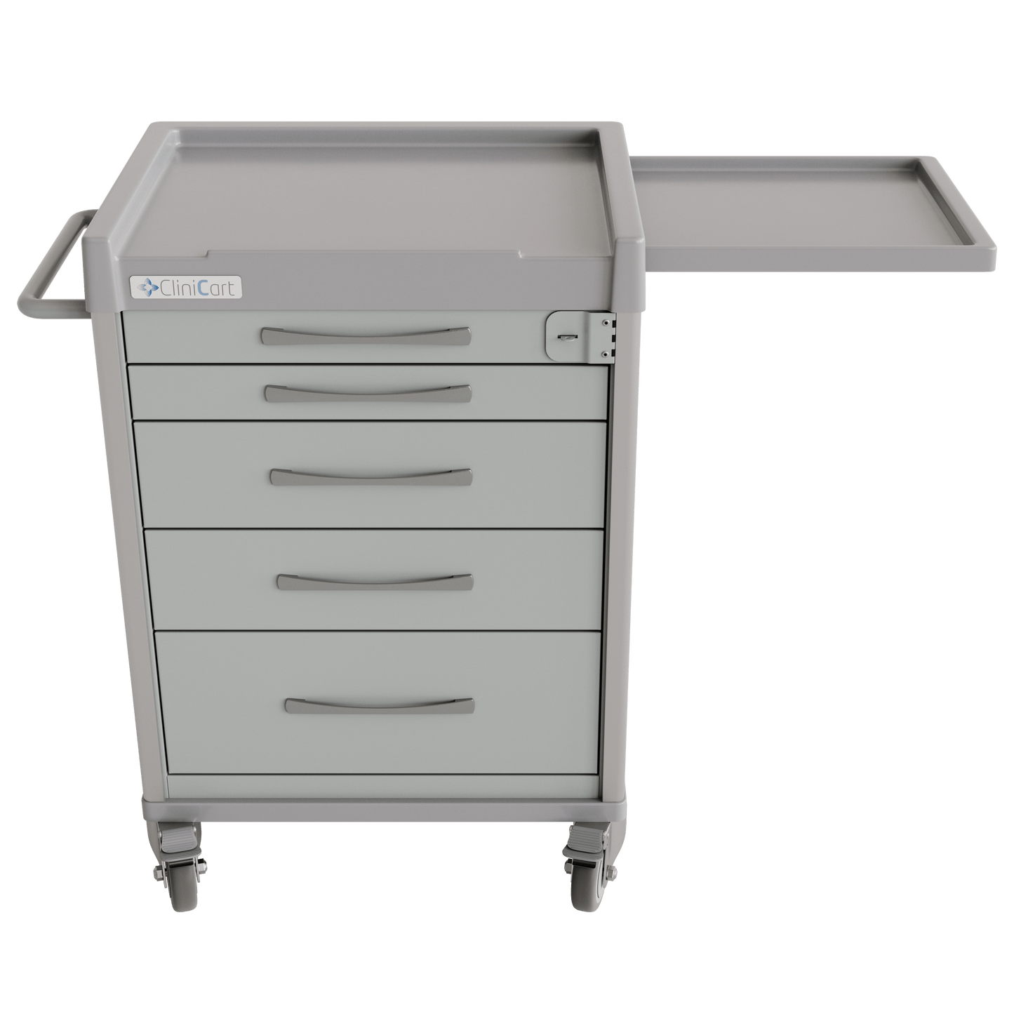Clinicart Clinicart Emergency Trolley Cart in Silver