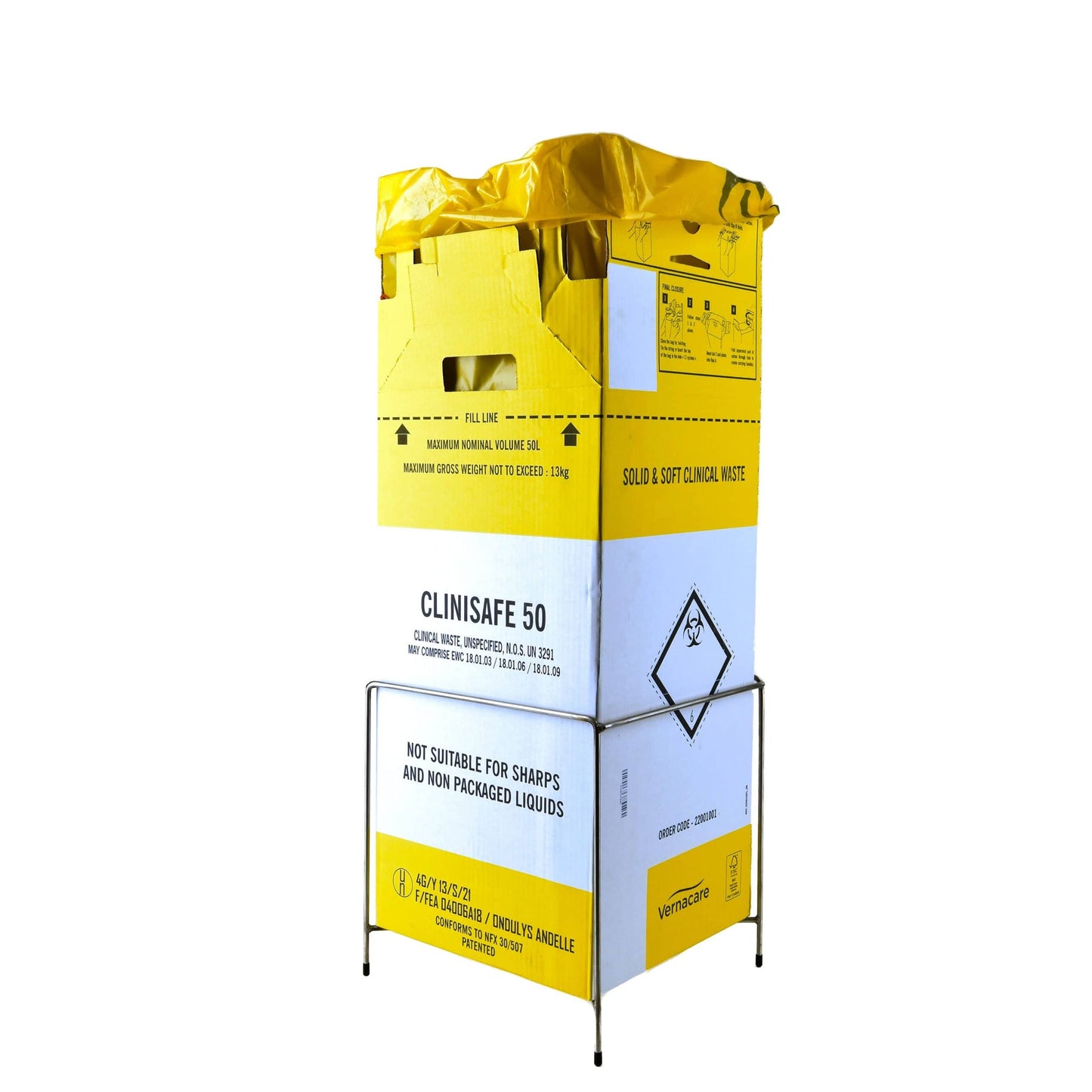 Clinisafe Plinth for 50 Litre Flatpack Carton