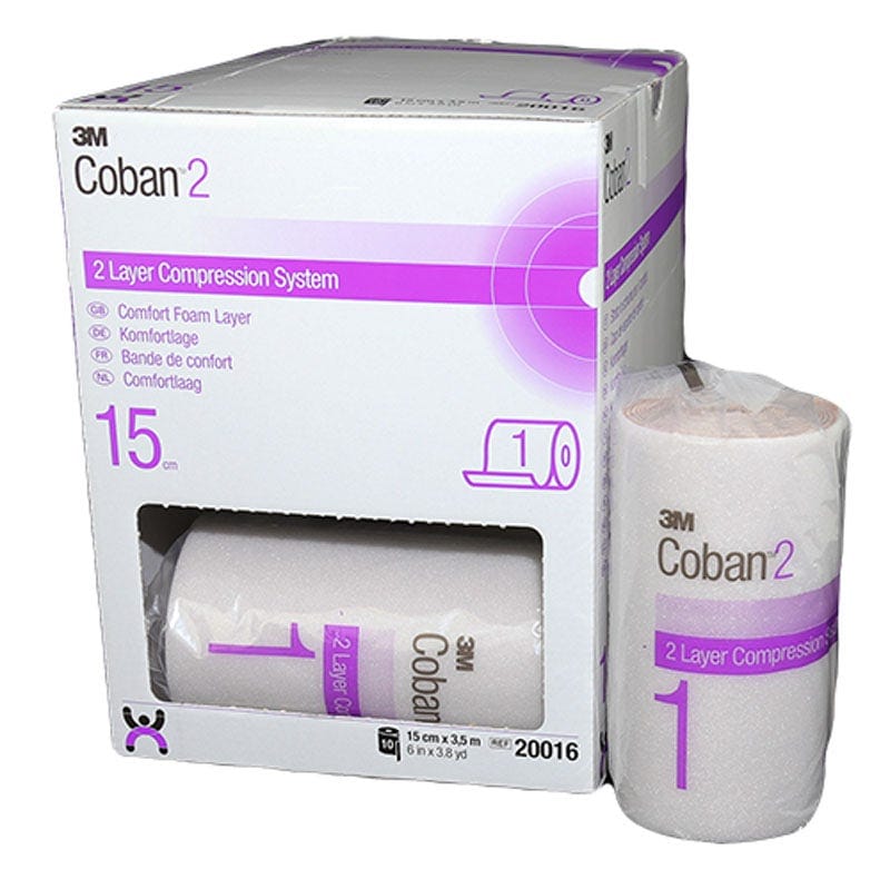 Coban 2 Layer Comfort Foam Layer 15cm X 3.5 M