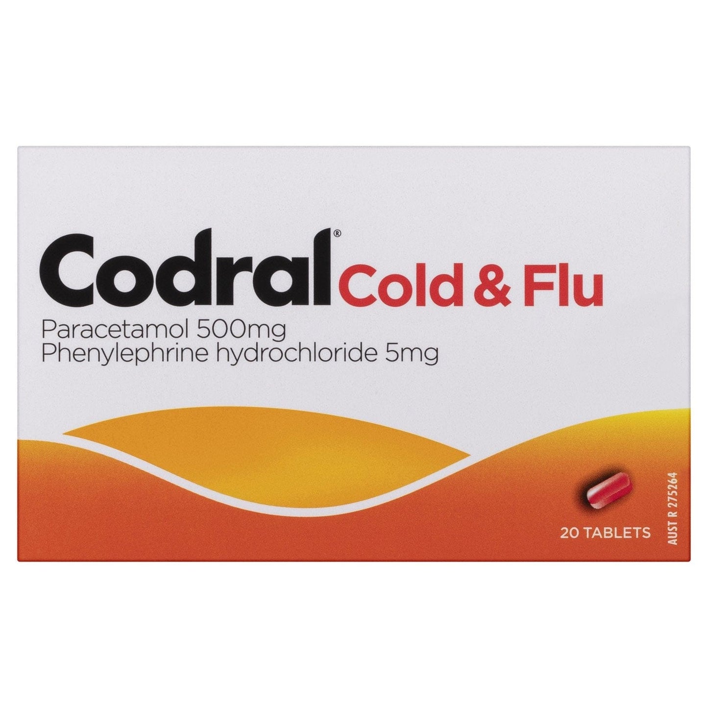 Codral Cold Remedies Codral Cold And Flu Tablets - Paracetamol 500mg, Phenylephrine Hydrochloride 5mg