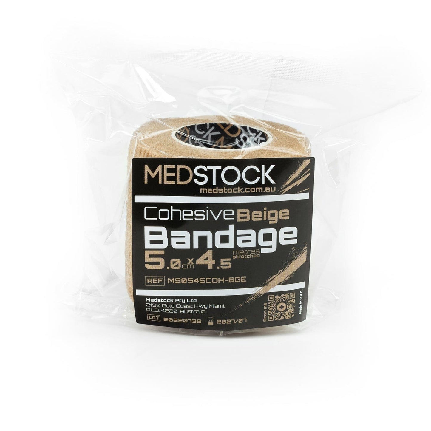 Cohesive Bandage BEIGE 5CM X 4.5M (Stretched)
