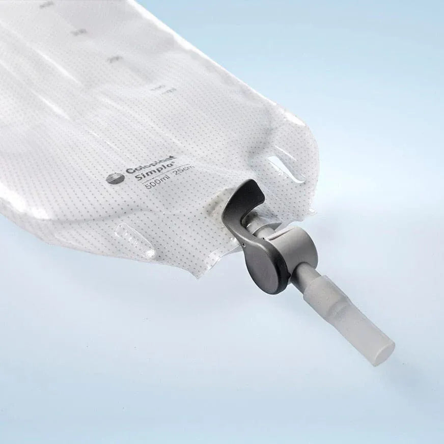 Coloplast Simpla Profile Long Tube Leg Bag 500ml 50cm