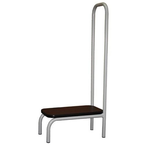 Dalcross Single Step-up Stool with Handrail - Powdercoated