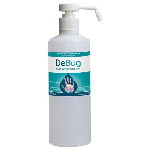 Debug Hand Sanitiser Alcohol 70% 500ml