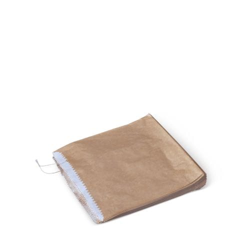 Detpak Flat Bag 2 Square Grease Proof