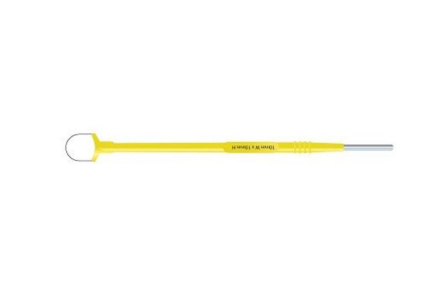 Disposable Loop Electrode Yellow - 10mm x 10mm, Sterile