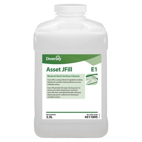 Diversey Cleaning & Washroom Supplies Carton of 2 Diversey Asset Jf Neutral Hard Surface Cleaner