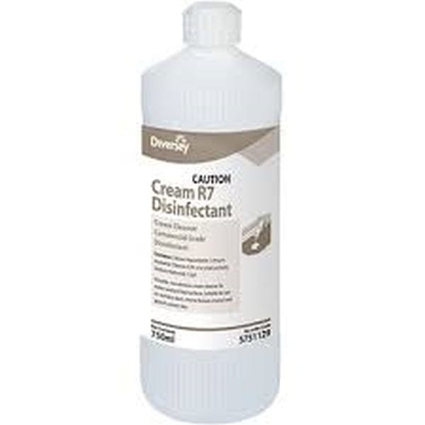 Diversey Cleaning & Washroom Supplies Carton of 12 Diversey Cream Cleanser R7 Disinfect 12 x750ml
