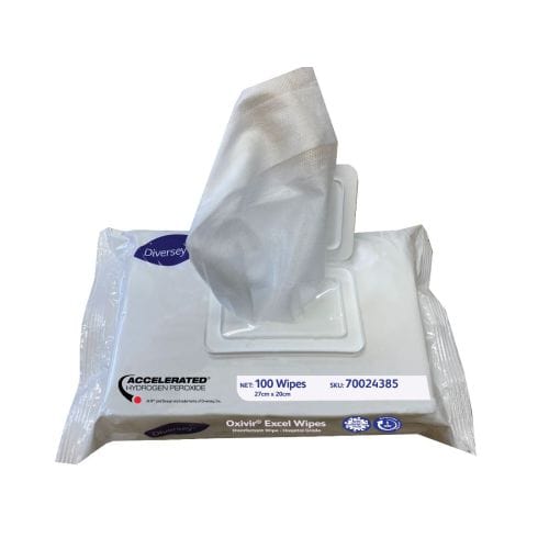 Diversey Cleaning & Washroom Supplies Carton of 24 Diversey Oxivir Excel Wipes