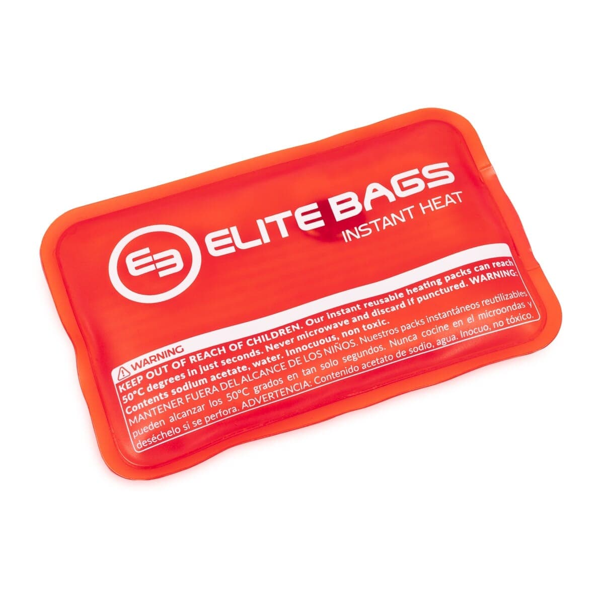 Elite Bags HOT GEL Reusable Instant Heat Gel Pack – Red – Front