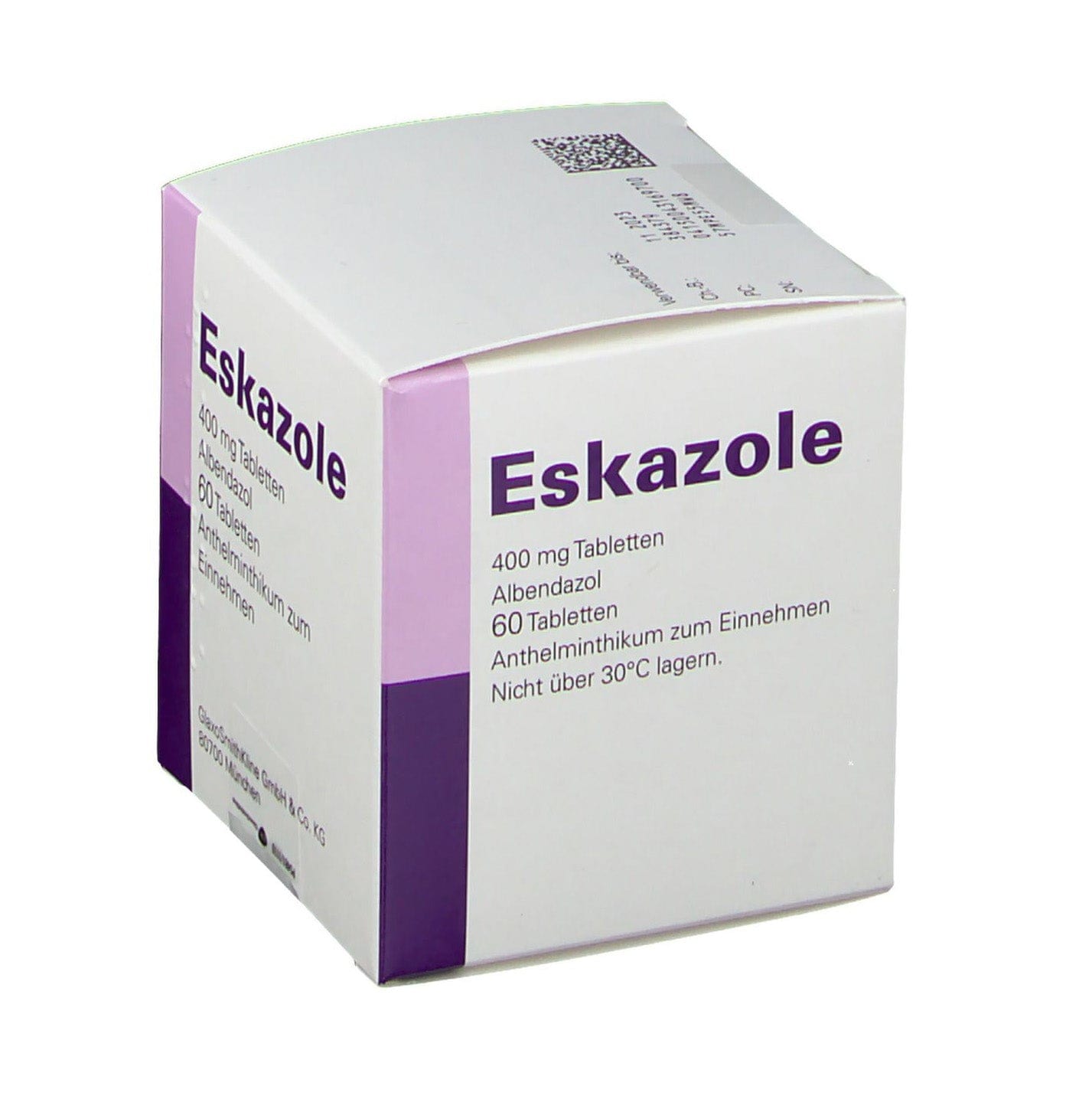 Aspen Pharmacare Anthelmintics Eskazole Albendazole 400mg Tablets