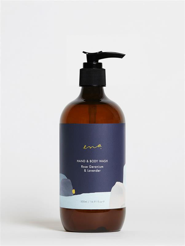Hand & Body Wash - Rose Geranium & Lavender 500ml