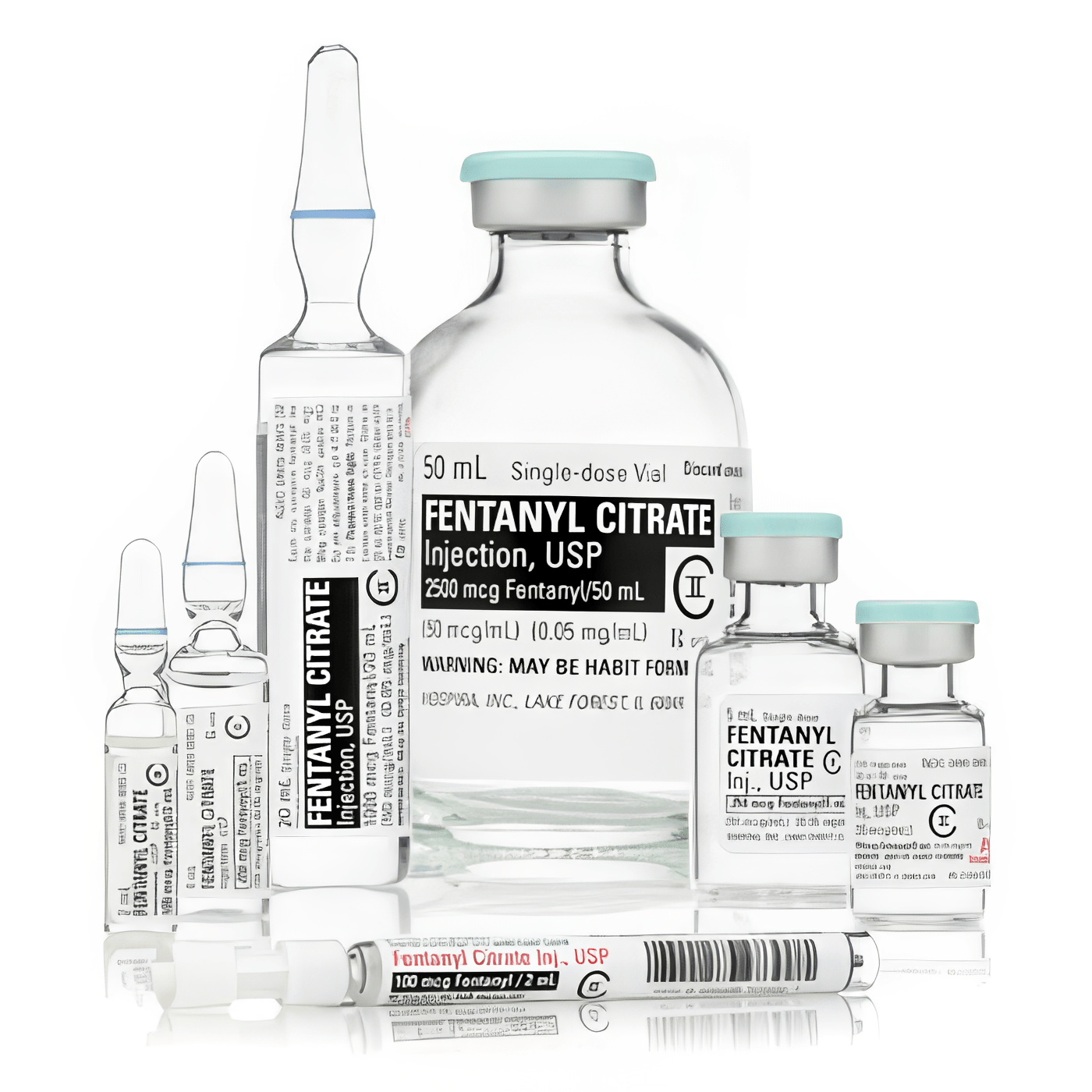 Fentanyl Citrate Injection 500mcg/10mL Ampoule – Pfizer