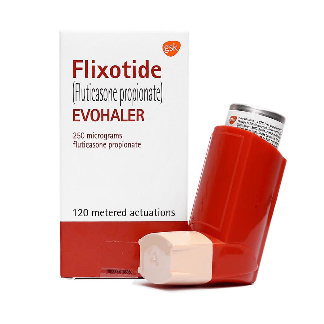 GSK Inhalers Flixotide Inhaler CFC-Free 250 Micrograms - Fluticasone Propionate