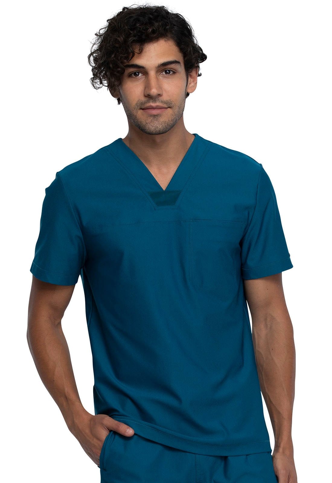 Form by Cherokee Scrub Tops Form by Cherokee Men's Scrubs Tuckable V-Neck Top