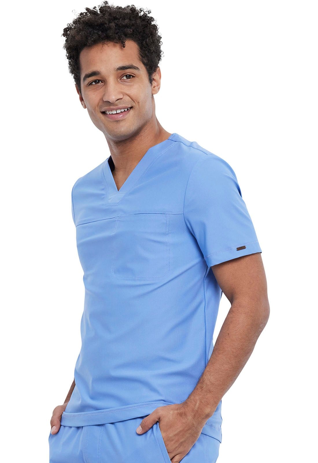 Form by Cherokee Scrub Tops Form by Cherokee Men's Scrubs Tuckable V-Neck Top