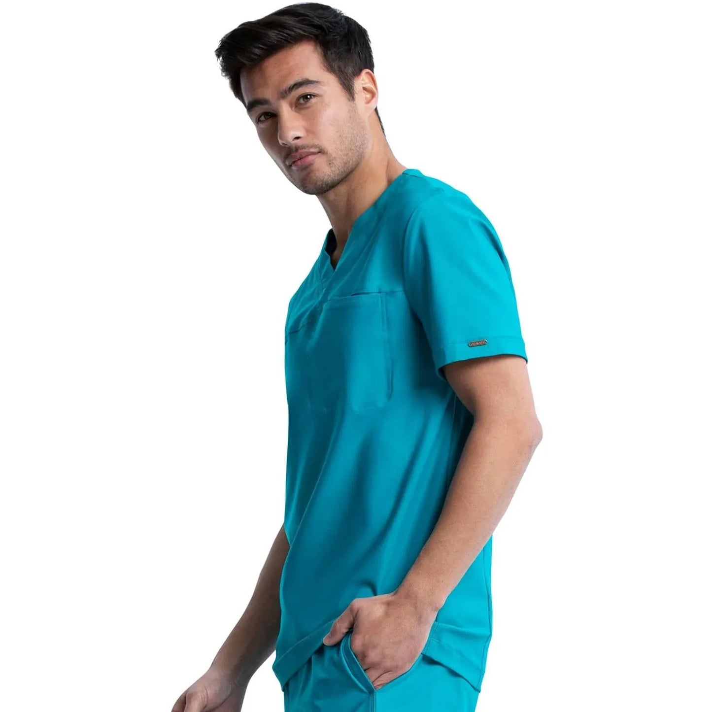 Form by Cherokee Scrub Tops Form by Cherokee Men's Scrubs Tuckable V-Neck Top