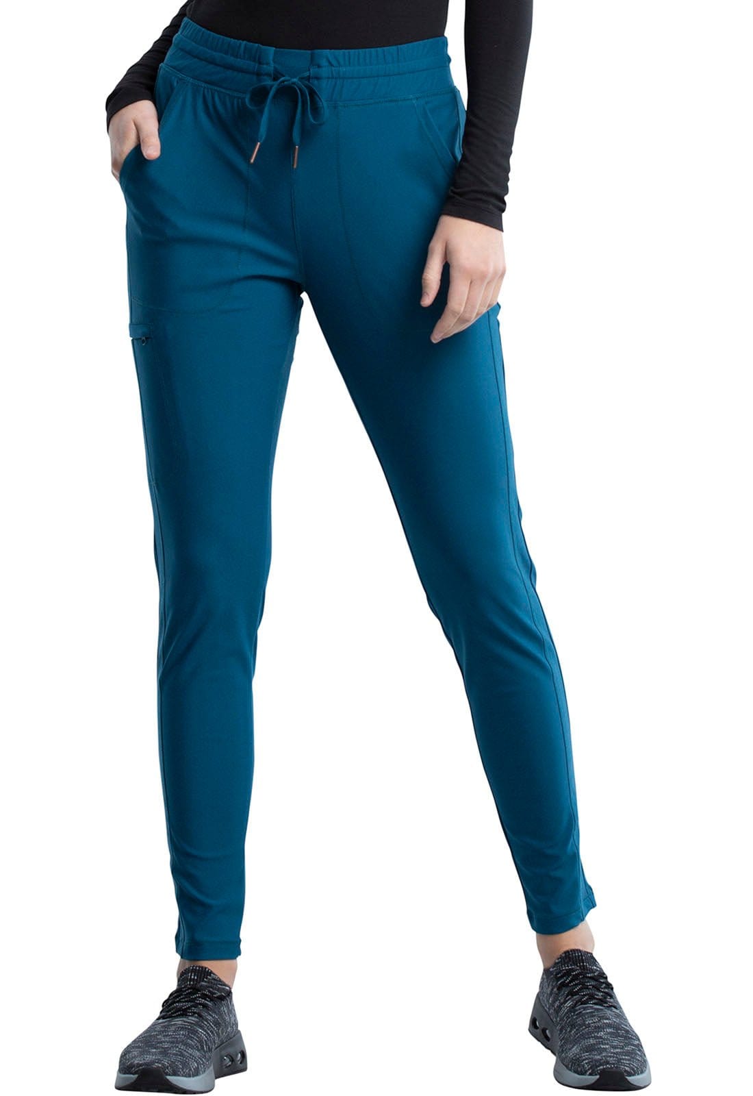 Form By Cherokee Scrub Pants Caribbean Blue / XXS Form by Cherokee Scrubs Tapered Leg Pant
