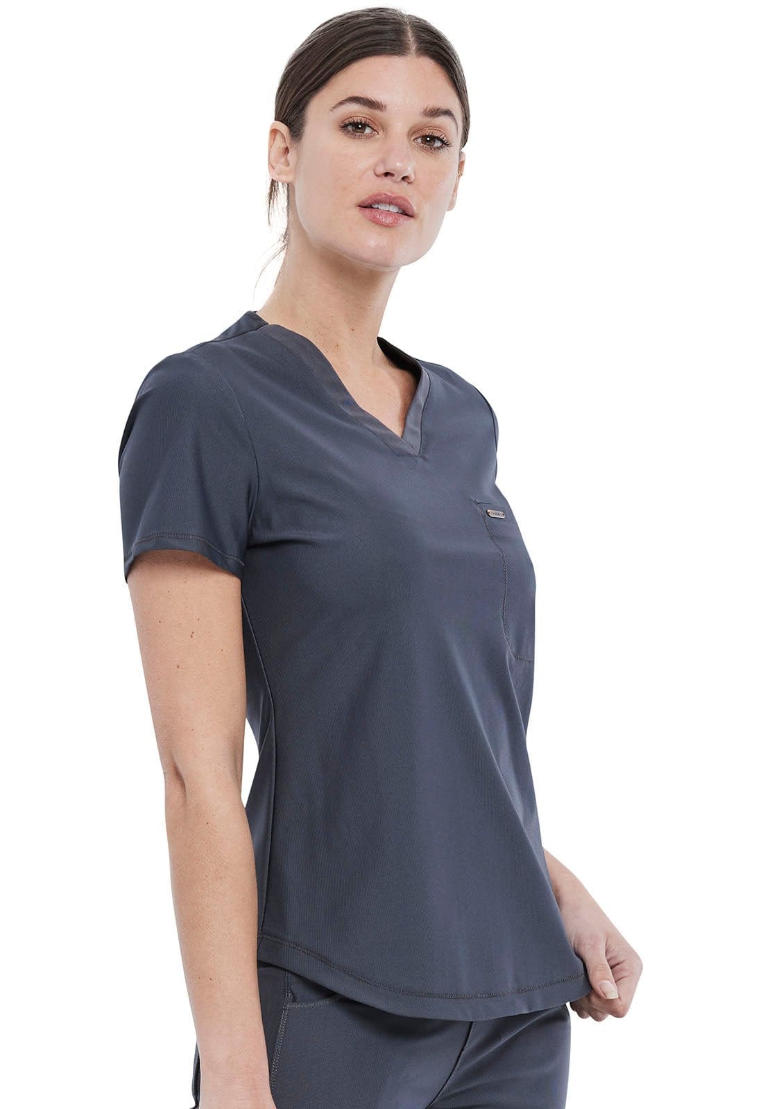 Form By Cherokee Scrub Tops Form by Cherokee Scrubs Tuckable V-Neck Top