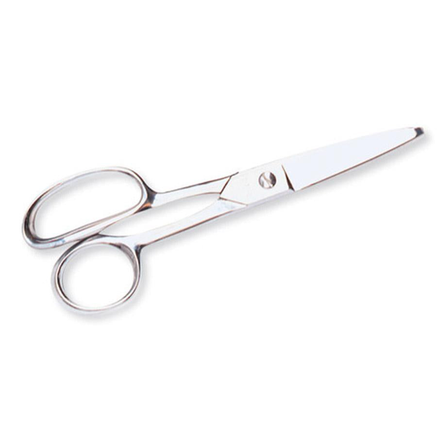 Gingher Heavy Duty Chrome‑Plated Scissors — 7.6 cm Blades, Rounded Tip