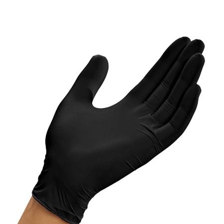 GloveOn Hammer Black Nitrile Exam Gloves