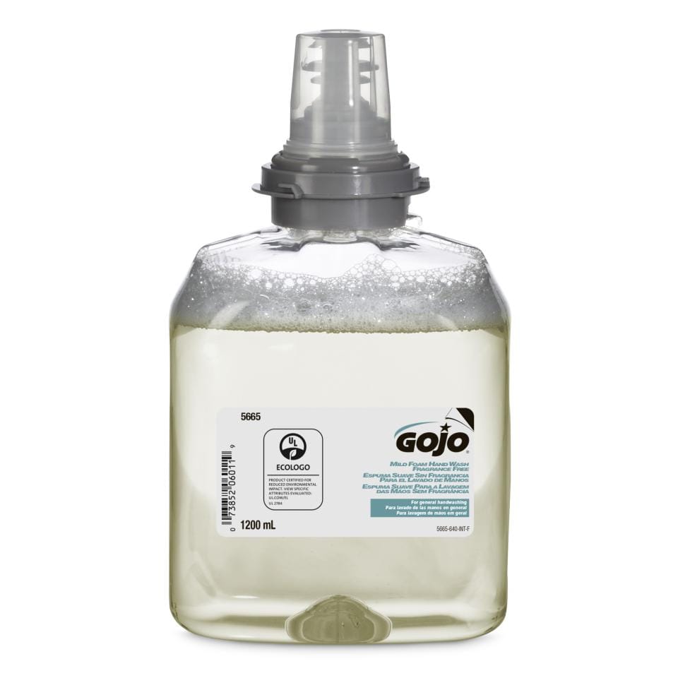 Gojo Mild Foam Hand Wash Fragrance Free 1200mL TFX Refill