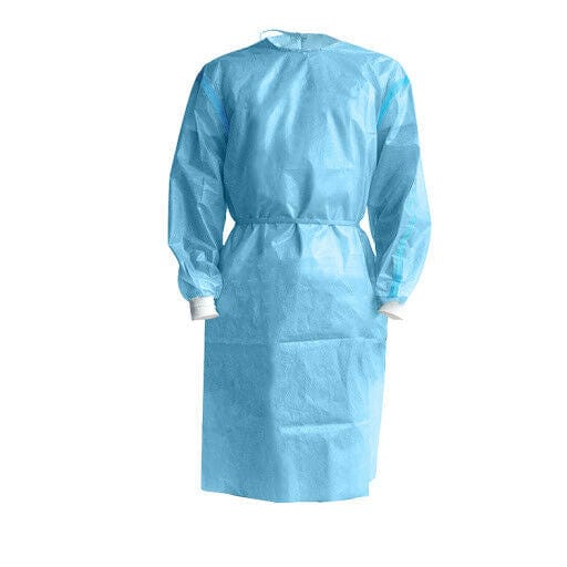 Haines Isolation Gowns Haines Disposable Impervious Isolation Gown, 120cm x 150cm, Blue