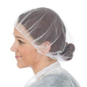 Hairnet Nylon White 21"