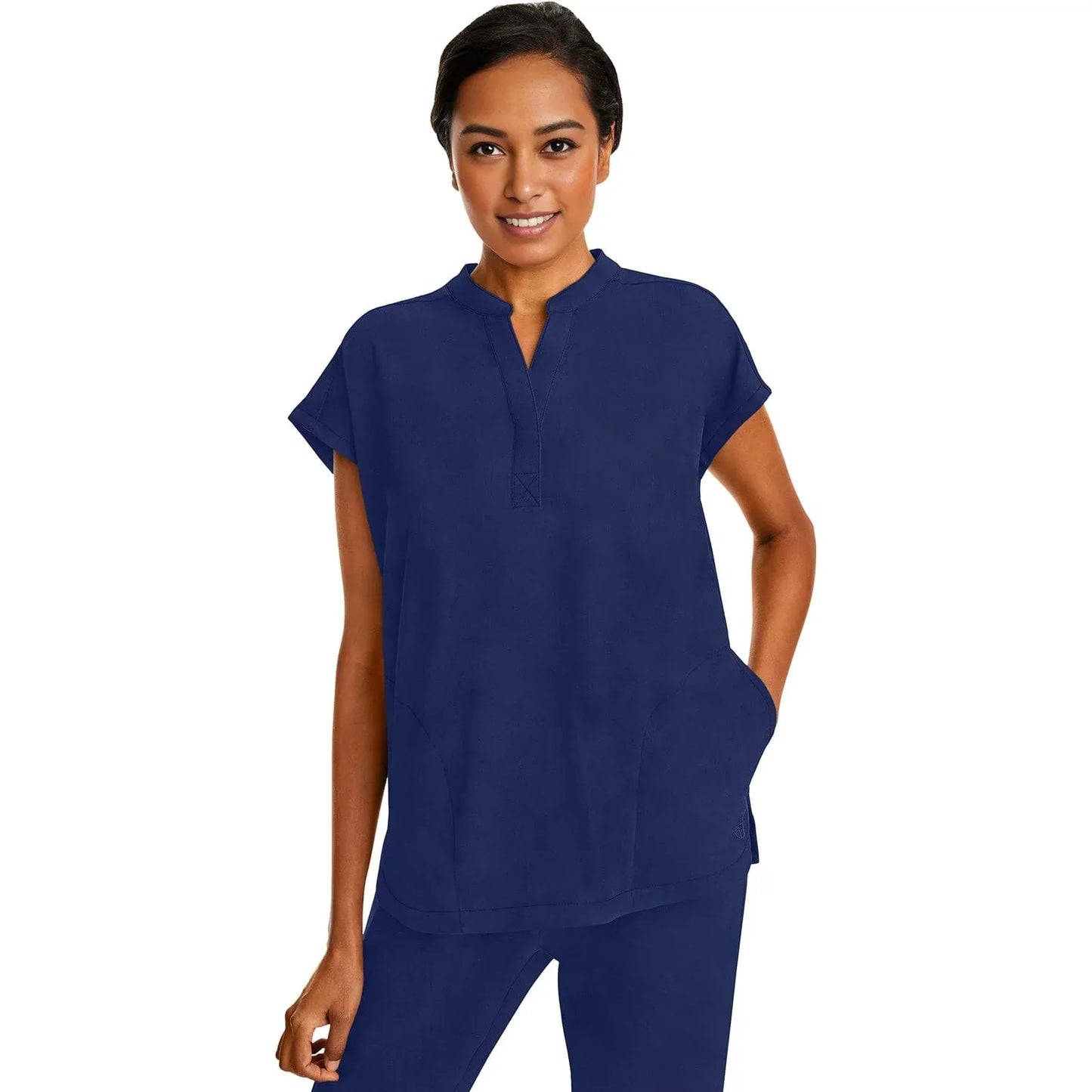 Healing Hands Purple Label Scrubs 2152 Journey Top Women Navy
