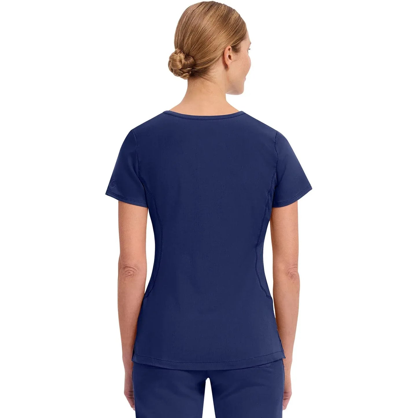Healing Hands Purple Label Scrubs 2245 Juliet Top Women Navy