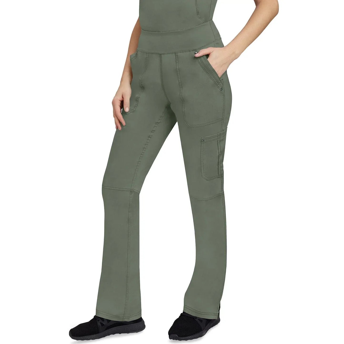 Healing Hands Purple Label Scrubs 9133 Tori Pant Women Olive