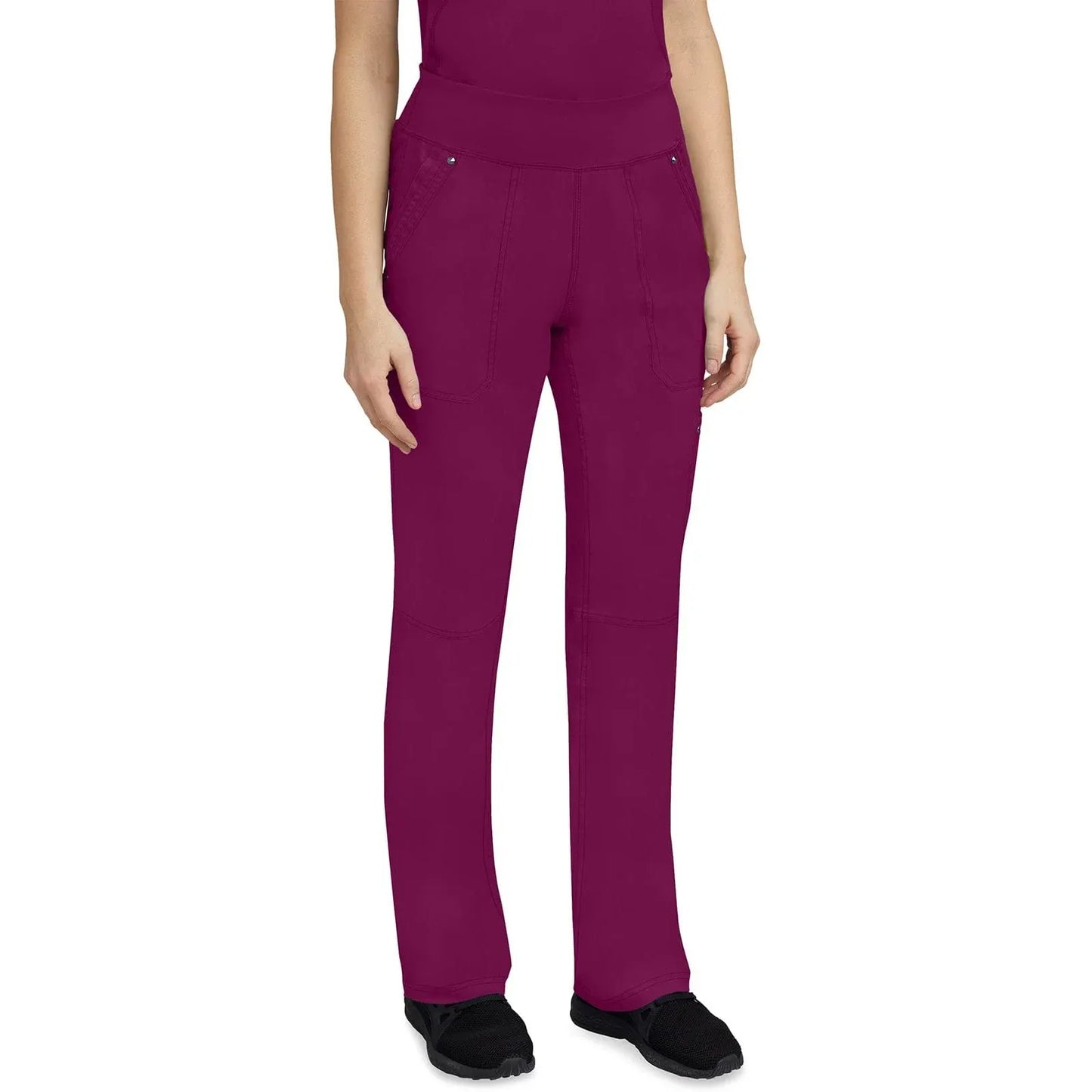 Healing Hands Purple Label Scrubs 9133 Tori Pant Women Wine